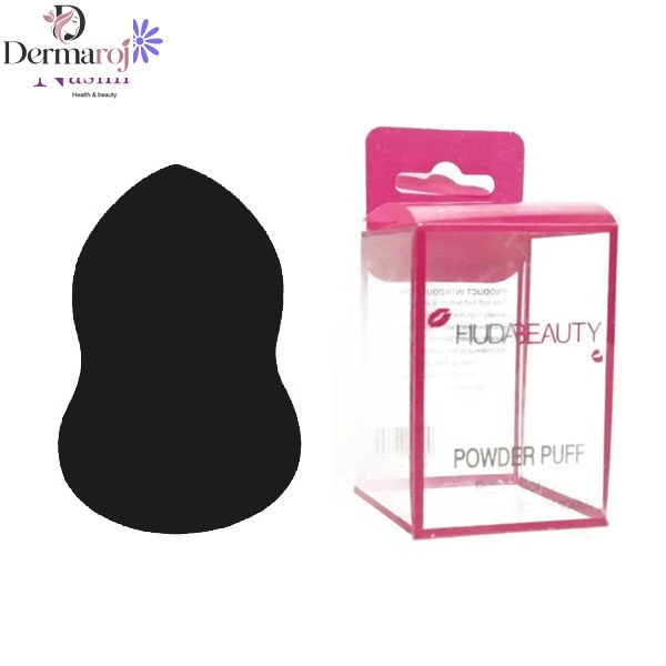 اسفنج آرایشی مدل اشک رنگ مشکی مدل 02