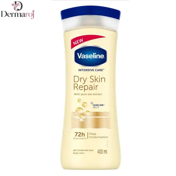 لوسیون بدن وازلین مدل Dry Skin Repair