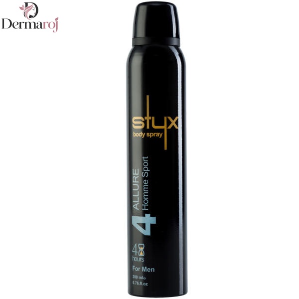 اسپری بدن مردانه استایکس مدل Allure Homme Sport