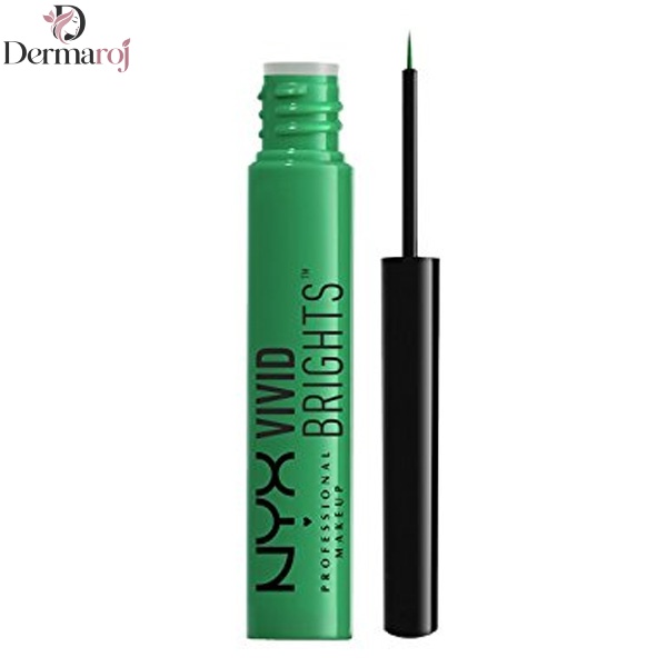 خط چشم رنگی مویی Vivid Brights نیکس رنگ سبز