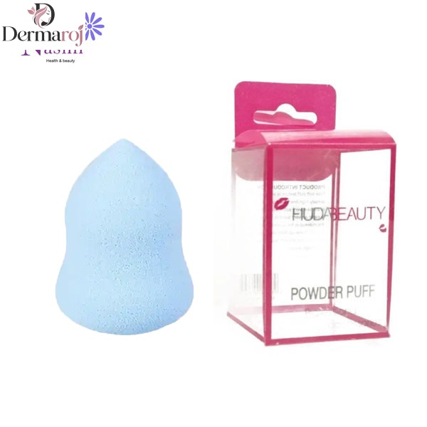 اسفنج آرایشی مدل اشک رنگ آبی 02