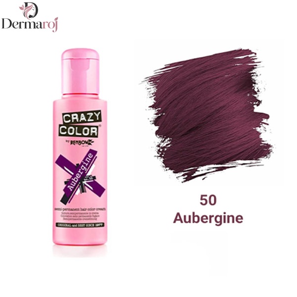 رنگ فانتزی کریزی‌کالر شماره 50 (Aubergine)