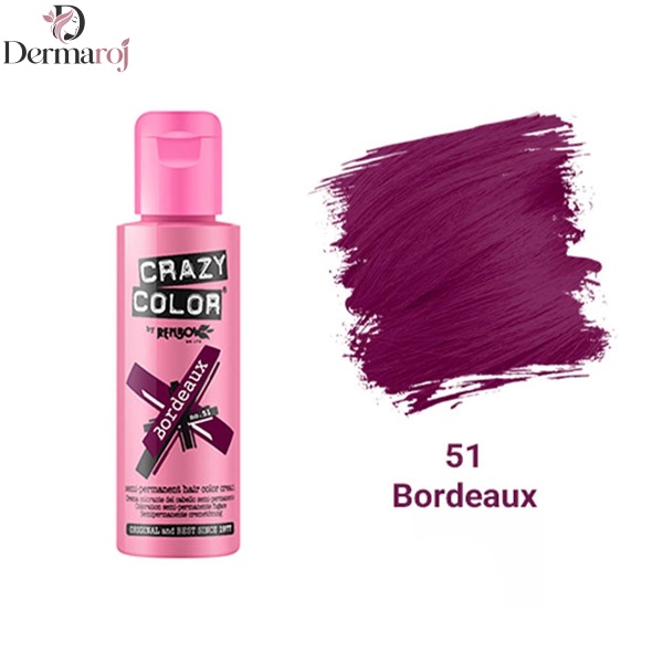 رنگ فانتزی کریزی‌کالر شماره 51 (Bordeaux)