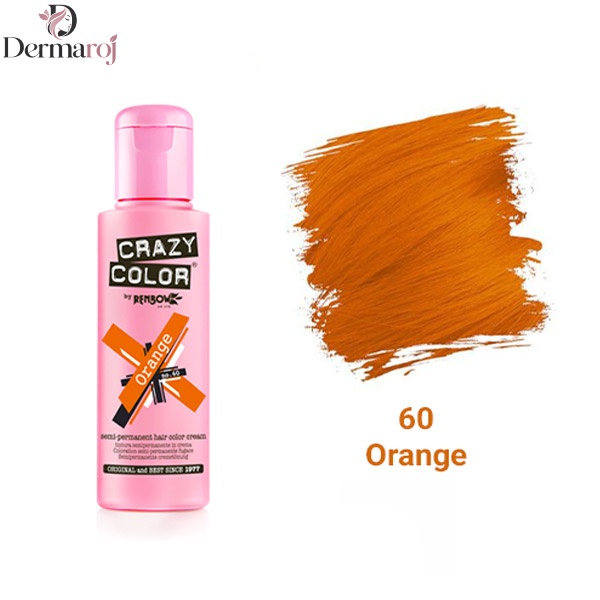 رنگ فانتزی کریزی‌کالر شماره 60 (Orange)