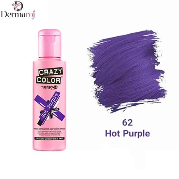 رنگ فانتزی کریزی‌کالر شماره 62 (Hot Purple)
