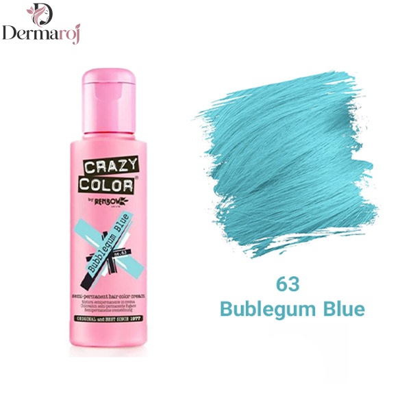 رنگ فانتزی کریزی‌کالر شماره 63 (Bublegum Blue)