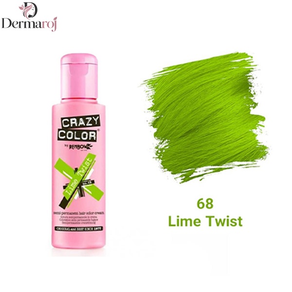 رنگ فانتزی کریزی‌کالر شماره 68 (Lime Twist)