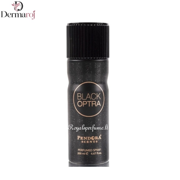 اسپری بدن مدل black optra پندورا