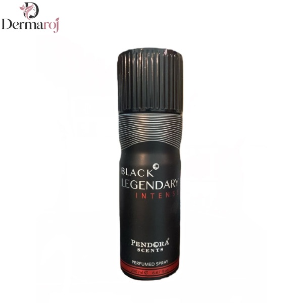 اسپری بدن مدل black legendary پندورا