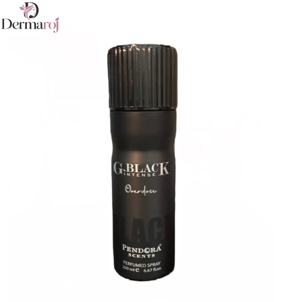 اسپری بدن  مدل G.BLACK پندورا
