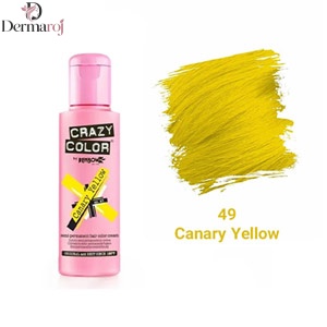رنگ فانتزی کریزی‌کالر شماره 49 (Canary Yellow)