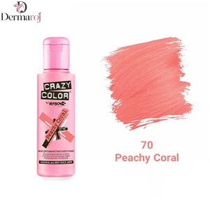 رنگ فانتزی کریزی‌کالر شماره 70 (Peachy Coral)